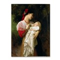 Trademark Fine Art William-Adolphe Bouguereau 'Mother and Child' Canvas Art, 14x19 ALI10065-C1419GG
